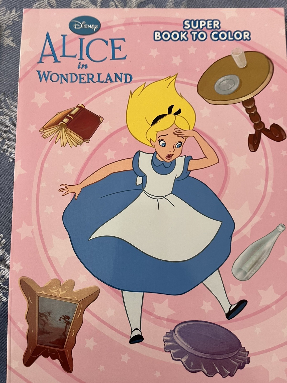 DISNEY ALICE IN WONDERLAND COLORING & ACTIVITY BOOKS (96-64 PAGES) LOT OF 10