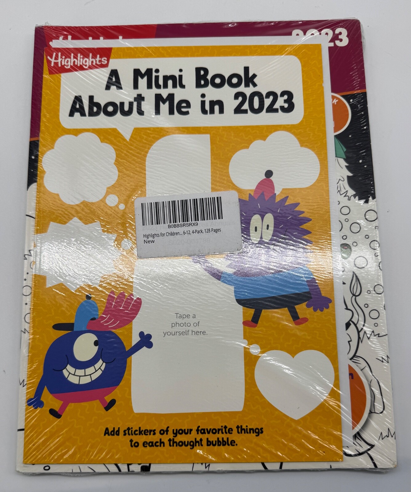 4 Pack Highlights For Children 6-12 Years 138 Pages Activity Books