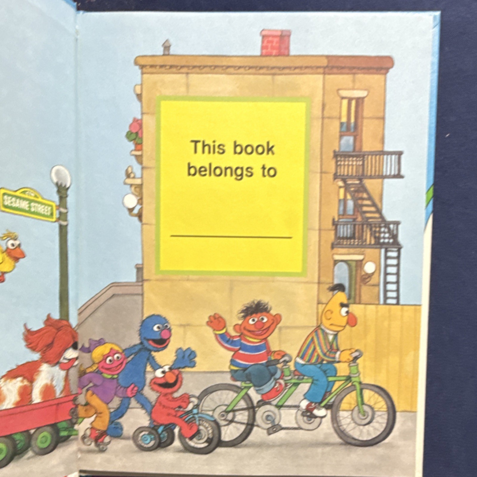 On My Way with Sesame Street Hardcover Lot (4 Books) Vol 3,4,8,9 Illustrated