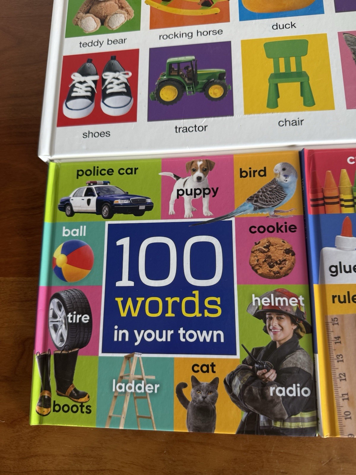 Priddy Books: Colors, ABCs, Numbers, Big Word Book & 4 x 100 word books – school