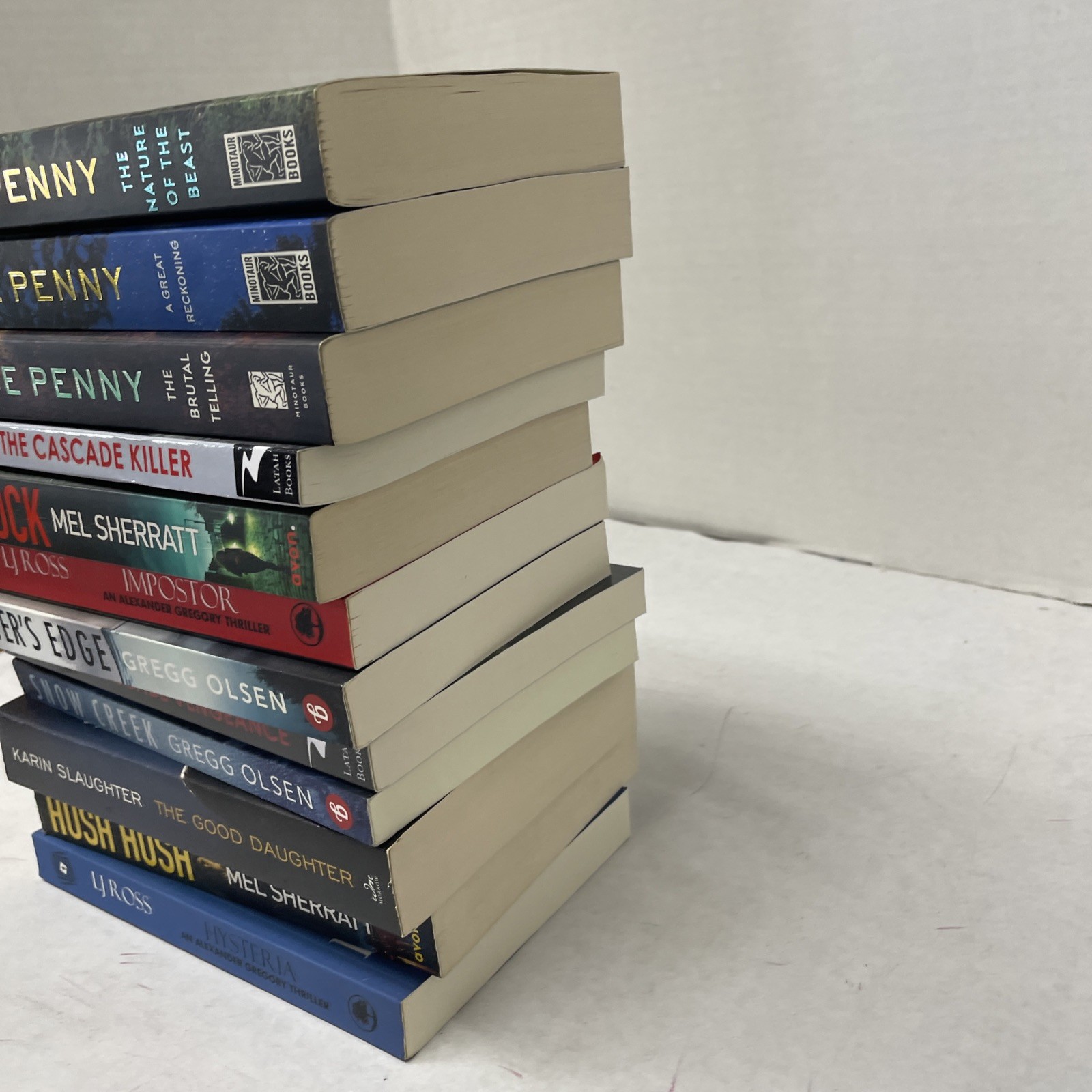 Mystery/Thriller Lot of 12 Trade Paperbacks (See Photos for Titles)