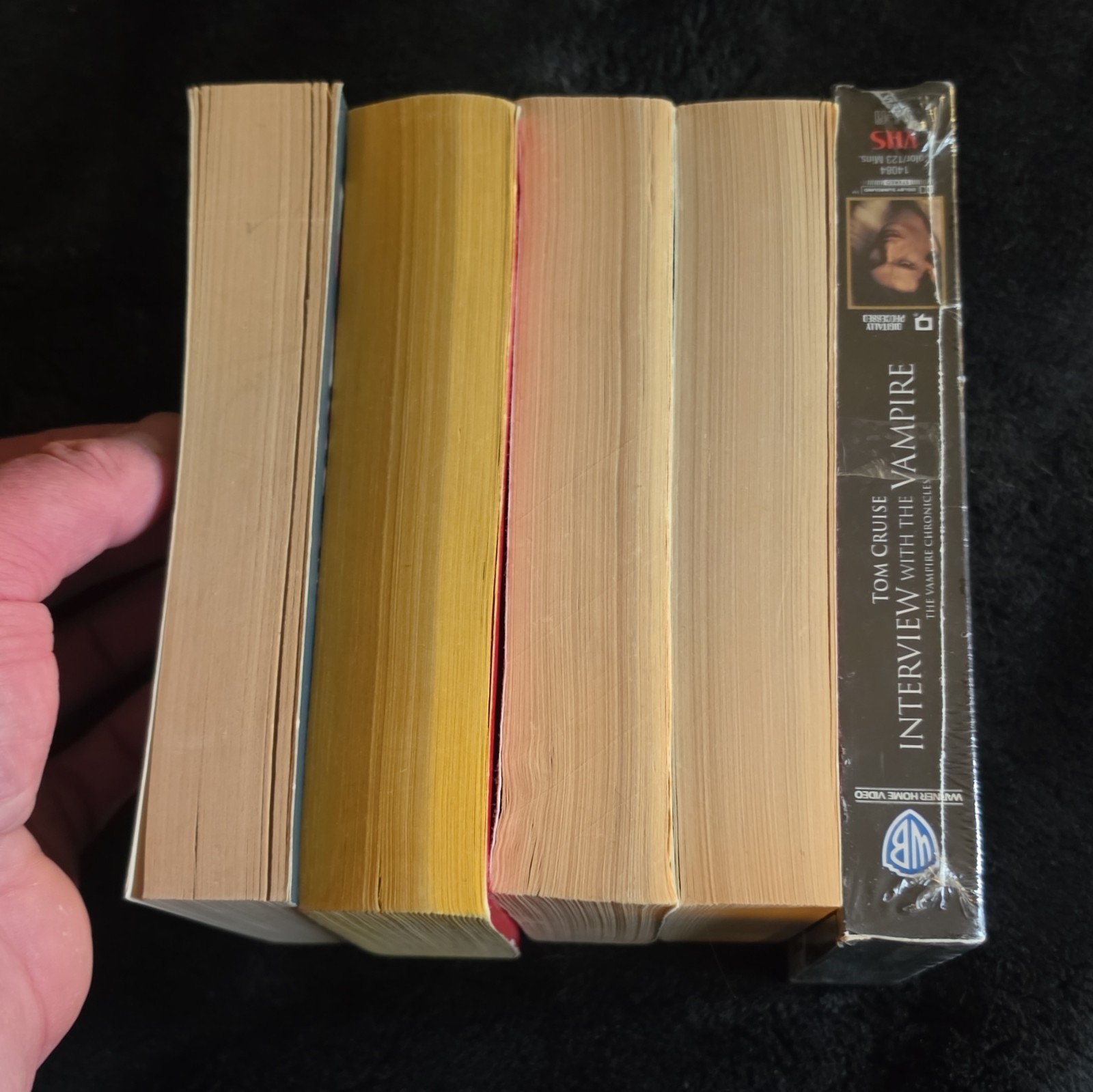 Anne Rice Vampire Chronicles Lot: Sealed Interview with the Vampire VHS + Books