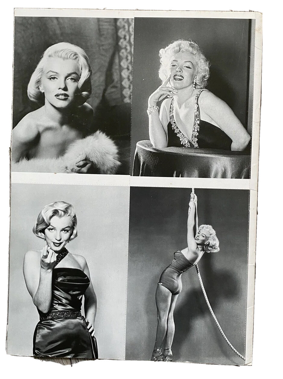 Vintage Marilyn Monroe 20 Classic Picture Postcards Book Seafarer Rare Complete