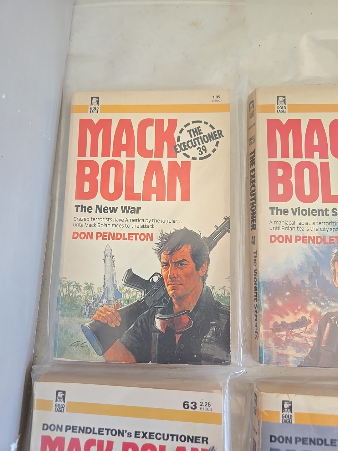 Don Pendletons Mack Bolan Paperback Lot Of 12