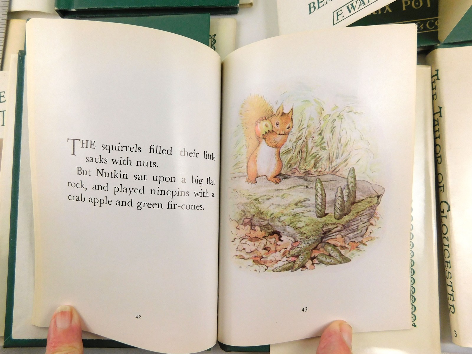 Peter Rabbit Library Editions, Beatrix Potter, Books 1 – 6 Hardcover Warne 1976