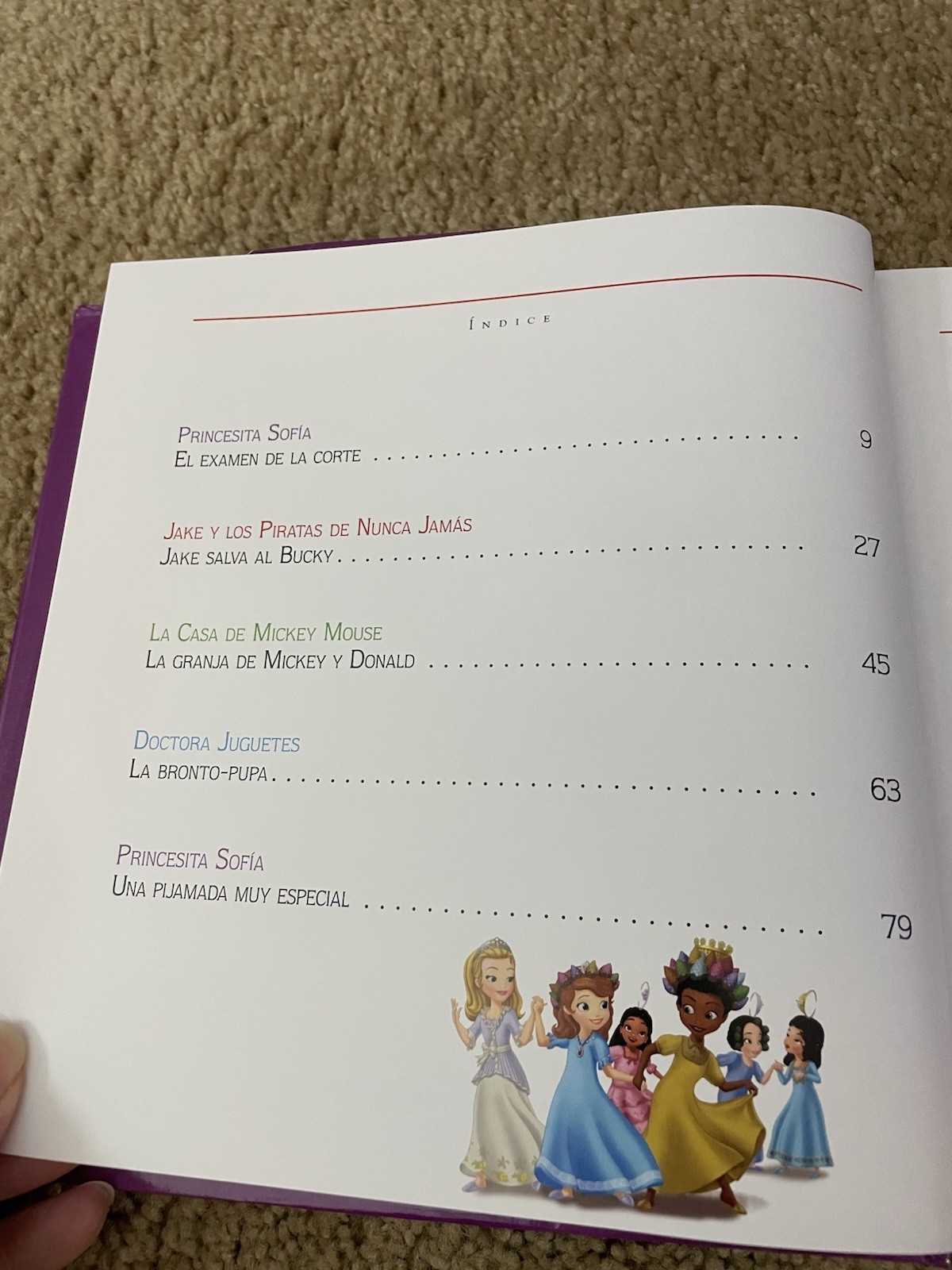LIBRO DE CUENTOS DISNEY „LA MAGIA DE DISNEY JUNIOR“, EN ESPAÑOL