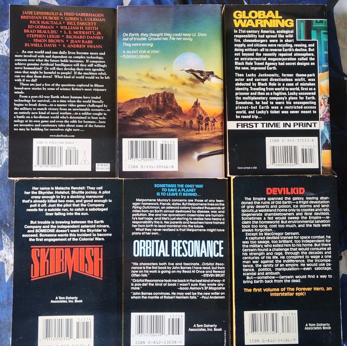 Lot Of 24 Science Fiction PB Books John Barnes Steve Miller Mitchell Modesitt,JR