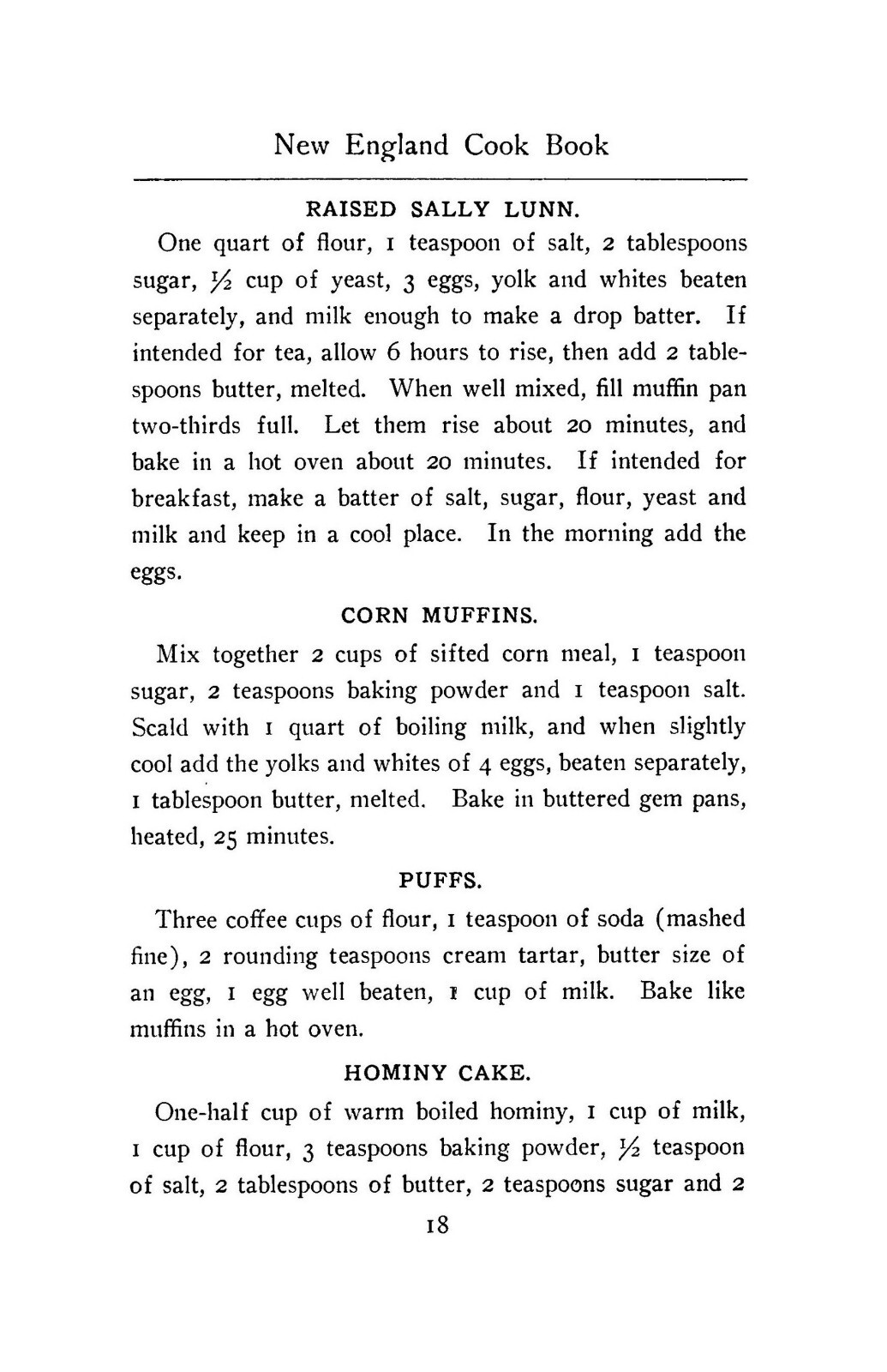 „1909“ The New England Vintage Cook Book 180 Pages