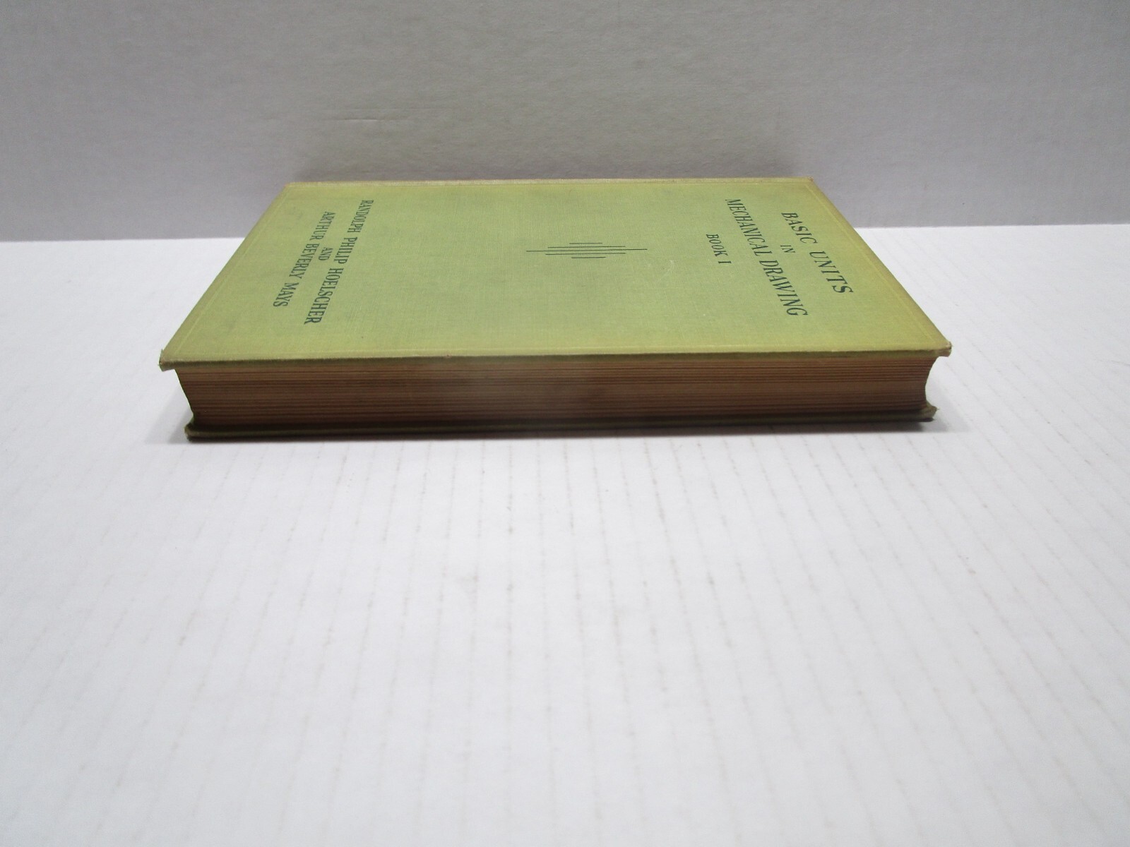 Basic Units In Mechanical Drawing Book 1 – Hoelscher and Mays – 1933 Hard Cover