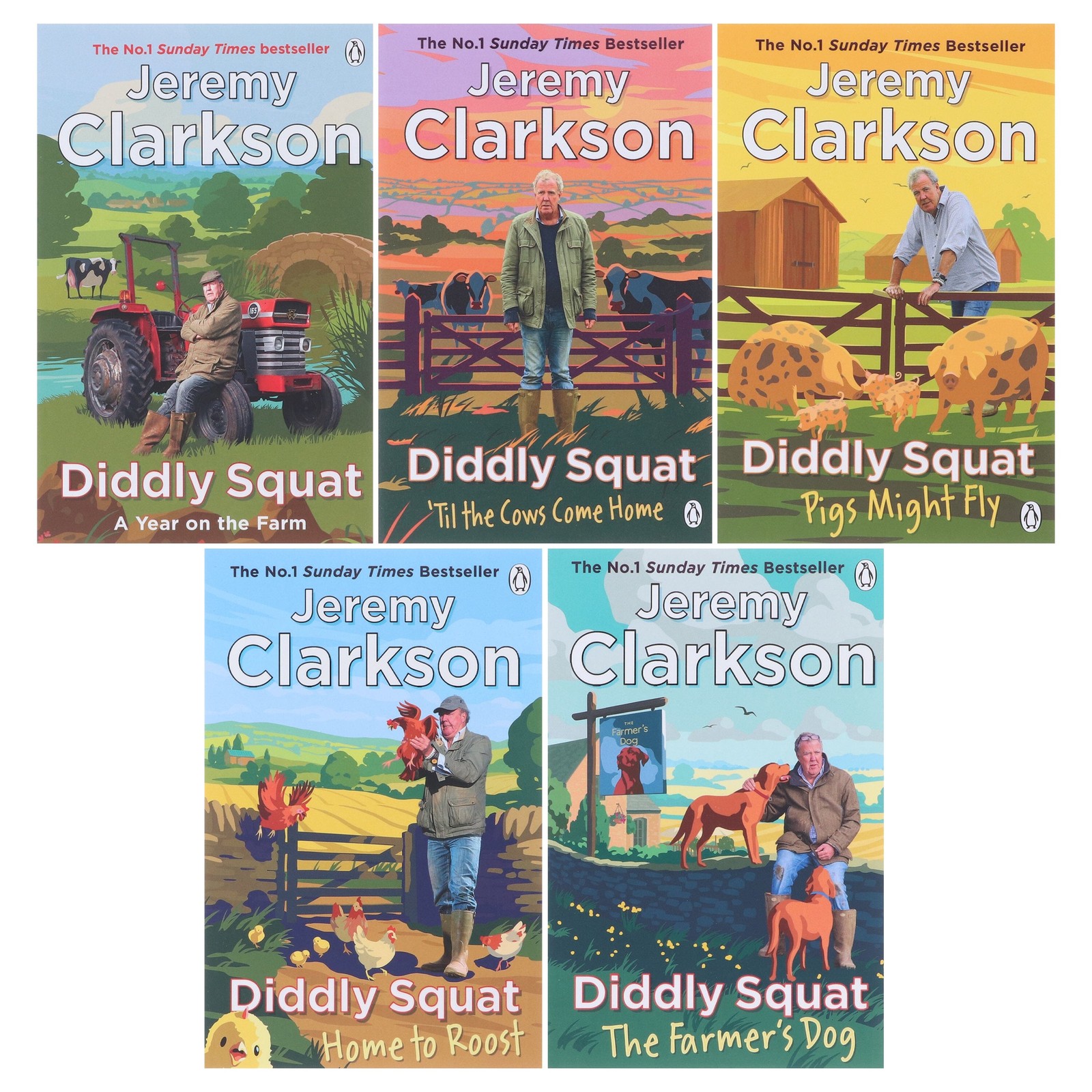 Diddly Squat Series by Jeremy Clarkson: 5 Books Set – Fic – PB