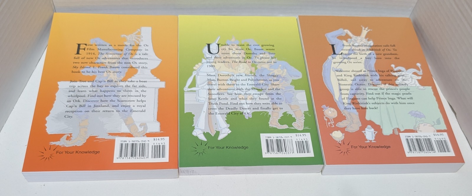 Lot of 14 The Wizard of Oz Sequel Series Paperback Books by L. Frank Baum