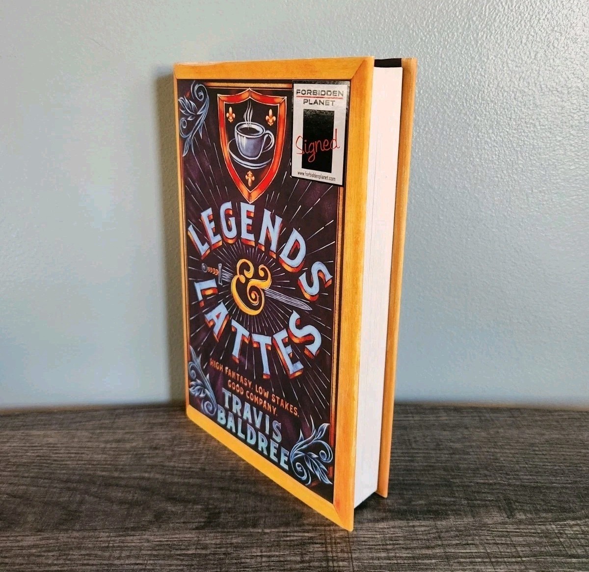 ​Legends & Lattes Travis Baldree Signed True UK First Edition 1st/1st Hardcover
