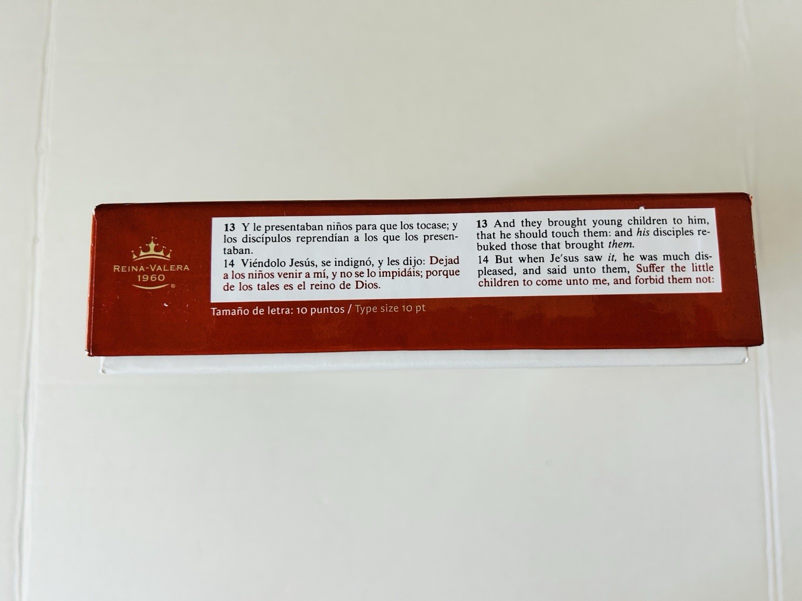 SANTA BIBLIA BILINGUE BIBLE RVR 1960 KJV SEALED BLACK LEATHER New Open/box