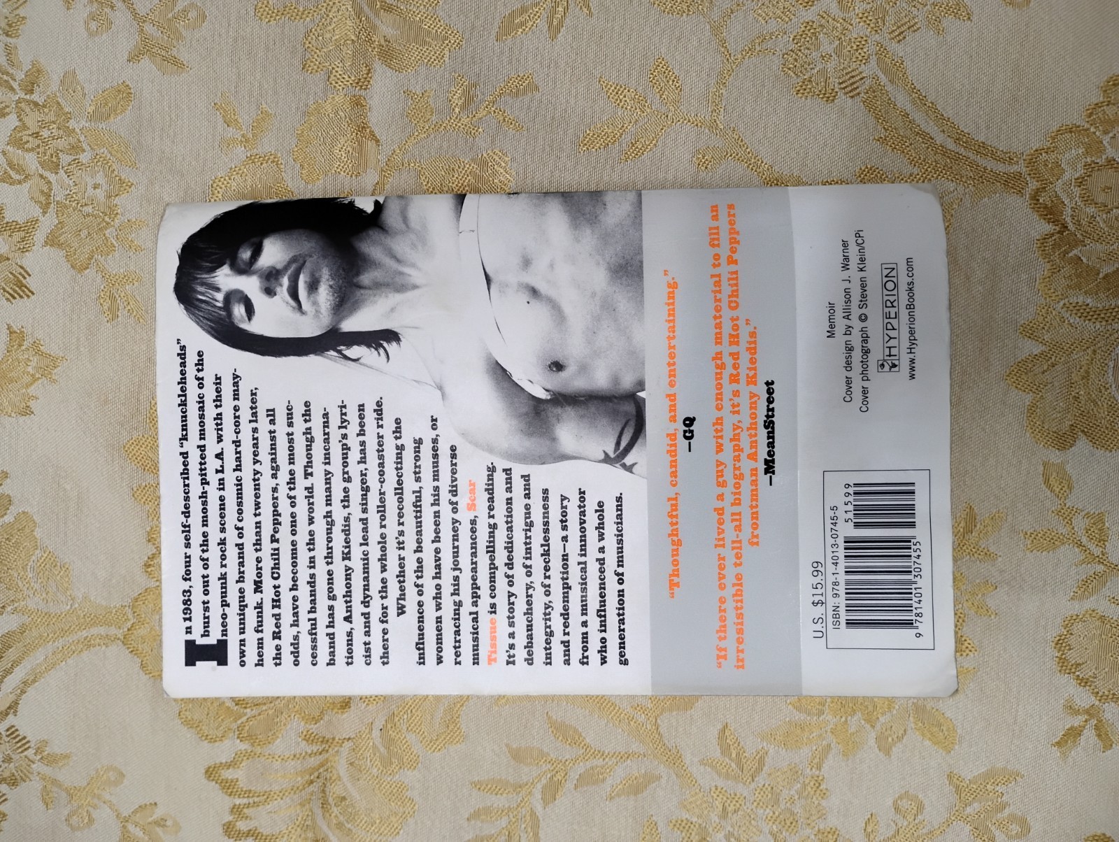 Scar Tissue by Anthony Kiedis (2005, Trade Paperback)