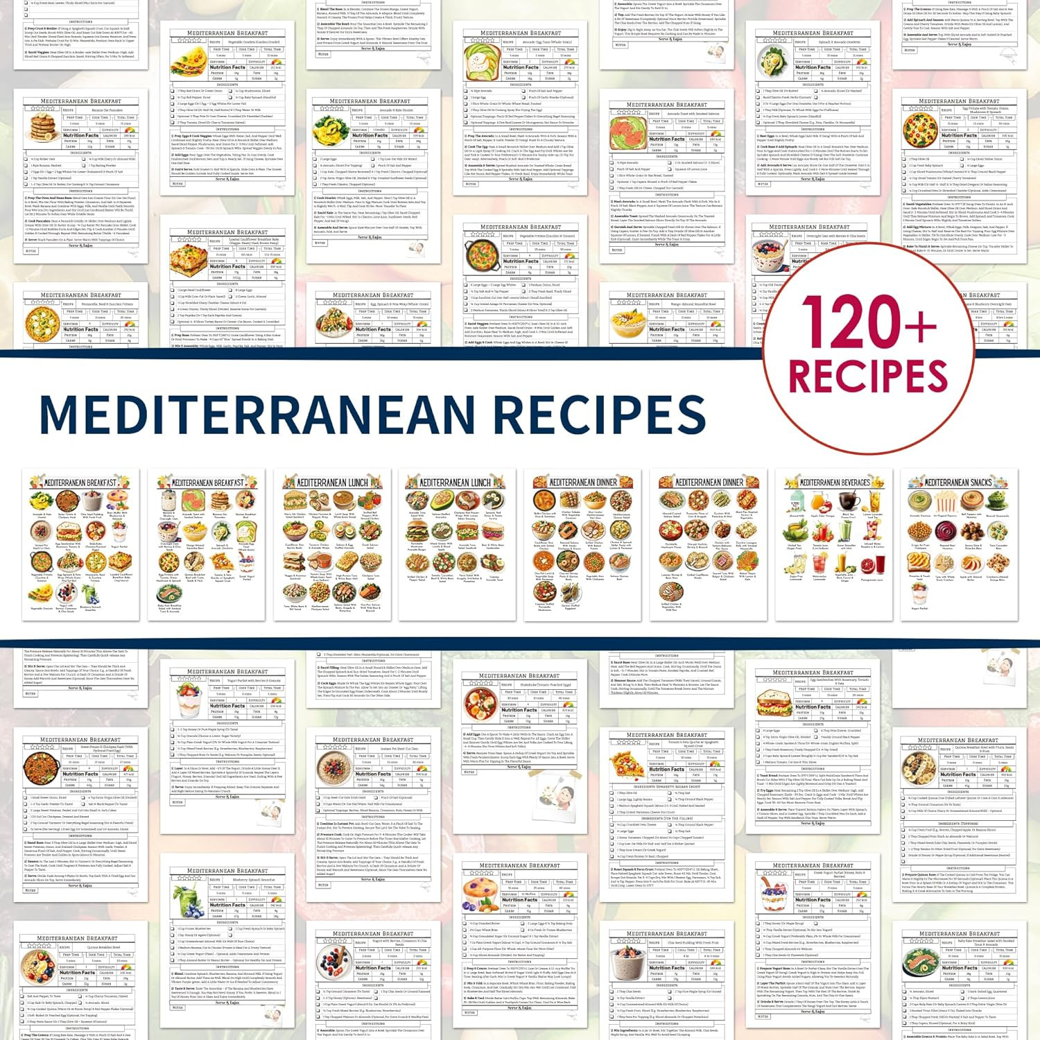 Simple & Easy Mediterranean Diet Cookbook for Beginners & Seniors – Mediterranea