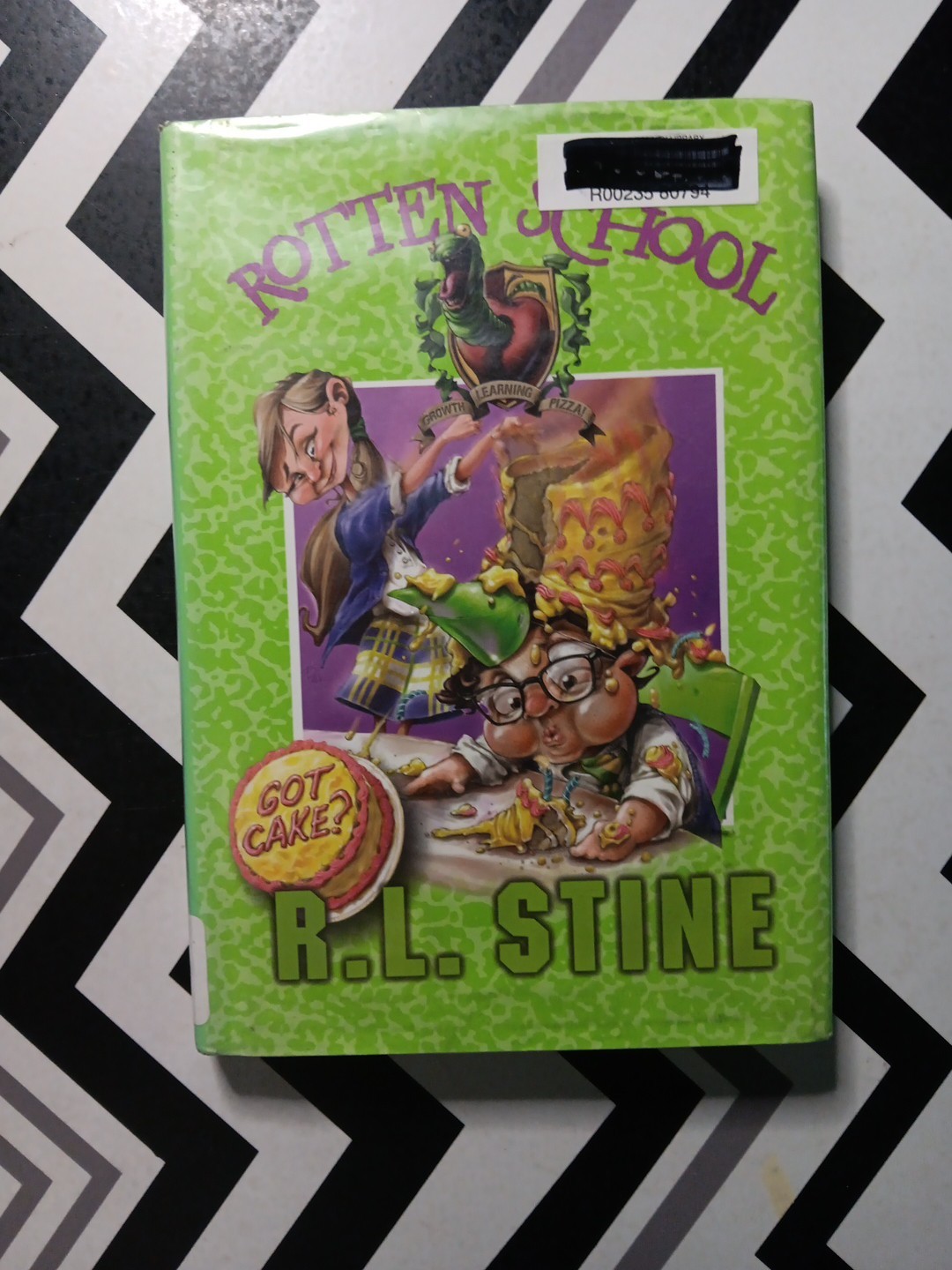 Lot Of 3 Rotten School Books RL Stine EX LIBRARY COPIES