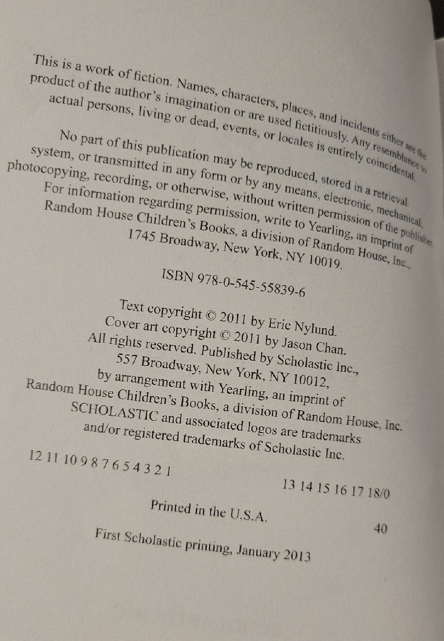 The Resisters By Eric Nylund 2011 PB Chapter Book 210 Pages New