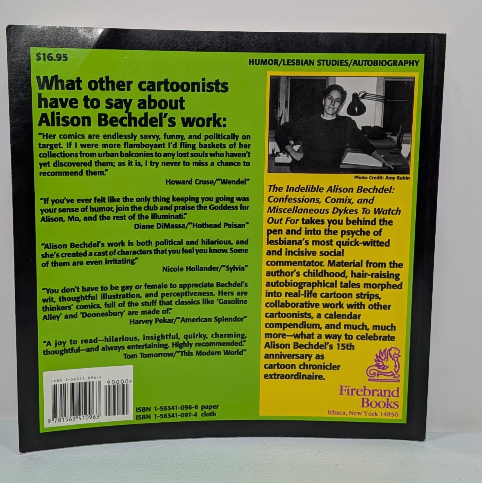 Indelible Alison Bechdel : Confessions, Comix and Watch Out For 1st Print 1998