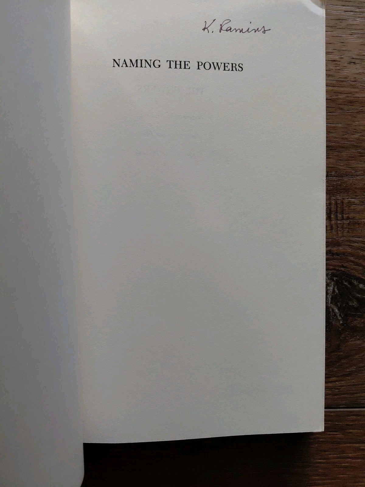 Unmasking the Powers Naming the Powers Walter Wink Very Good Lot 2 CM3