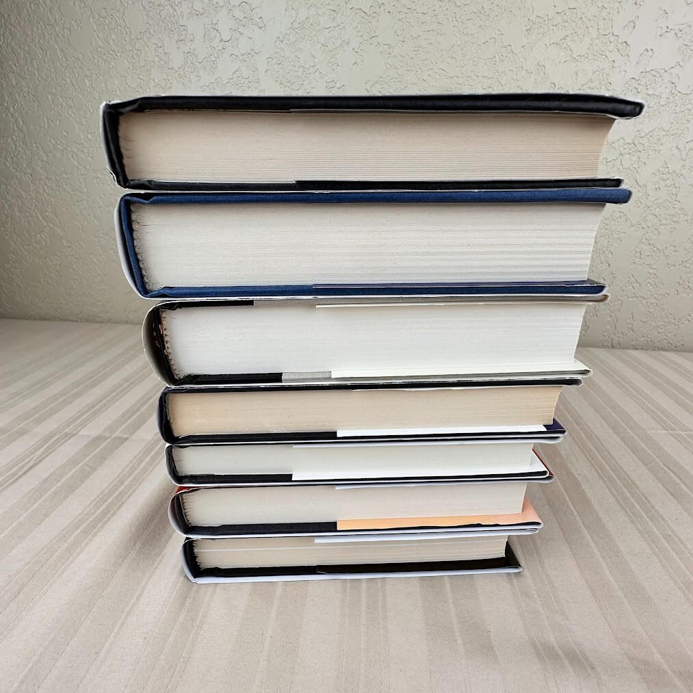 7x Hardcover Novels Multiple Titles & Authors Mystery, Crime, Thriller, Suspense