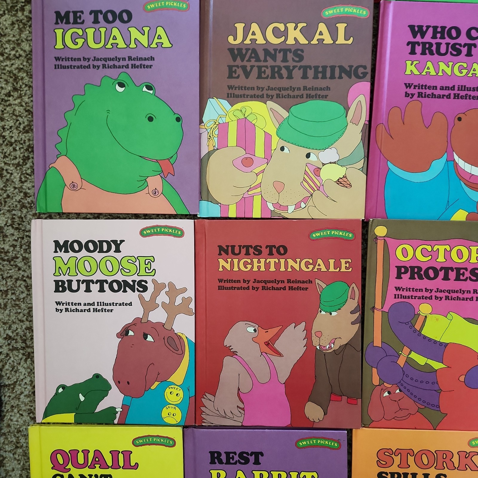 Complete Set 26 + 1 Sweet Pickles Books~A-Z Large size books-9 3/4 by 7 3/4 in