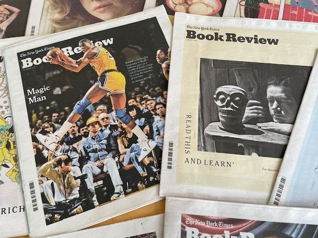 Lot of 13 New York Times Book Review Magazines- Oct 22, 2023 – Feb 4, 2024