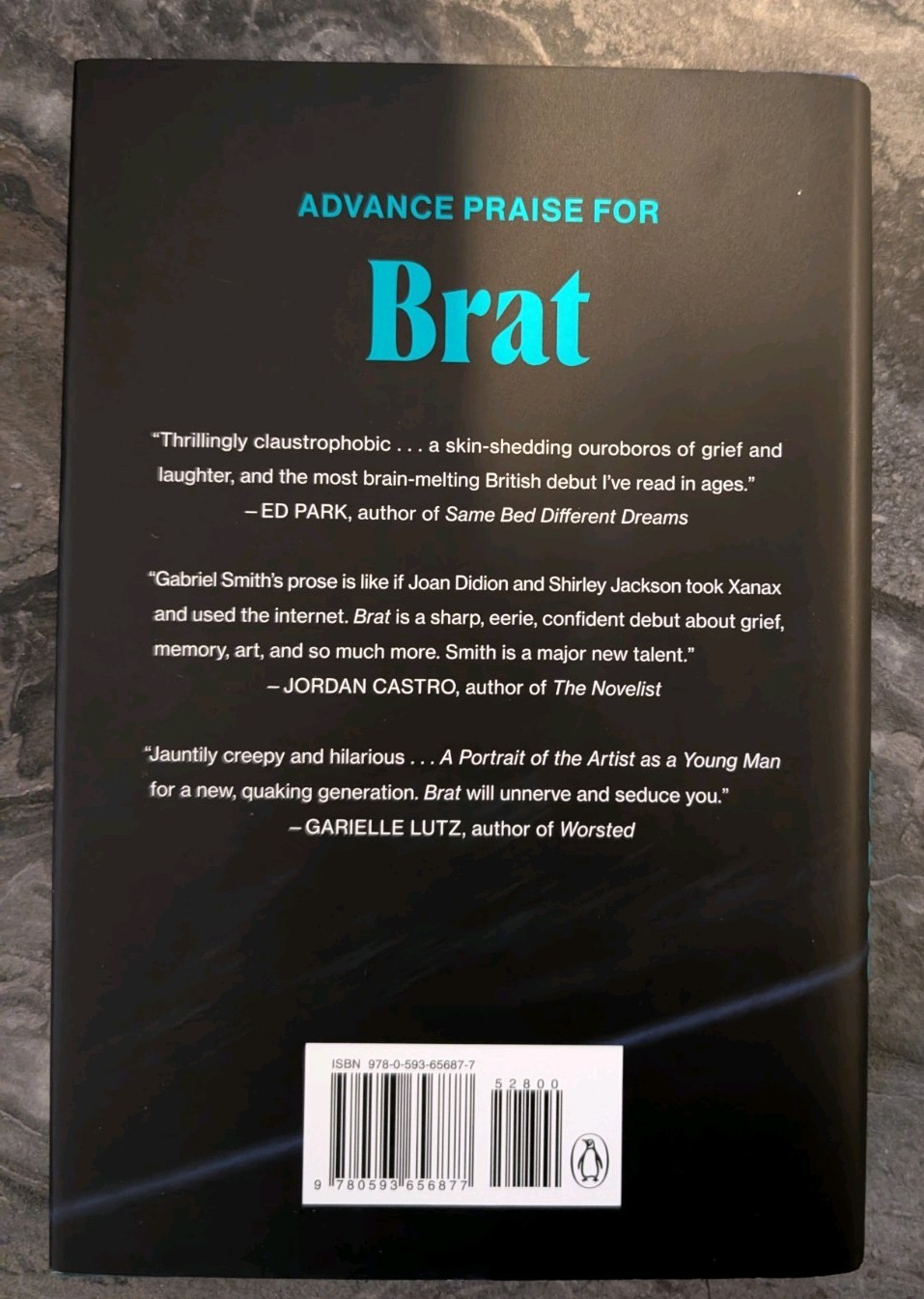 Brat a Novel by Gabriel Smith (2024, Hardcover) Very Good Condition