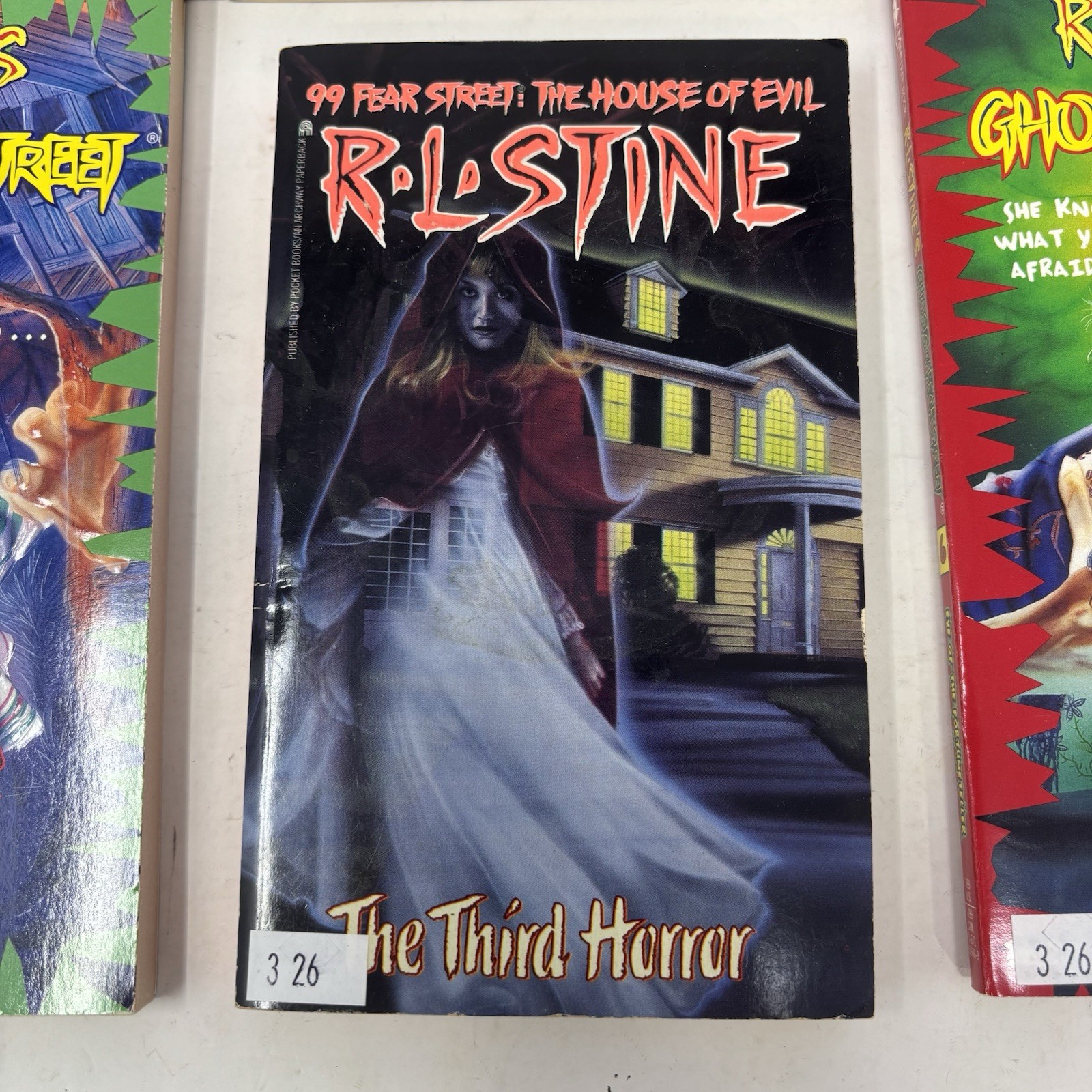 Goosebumps R. L. Stine Lot Of 6 Vintage 1990s Embossed KIDCORE READ DESCRIPTION