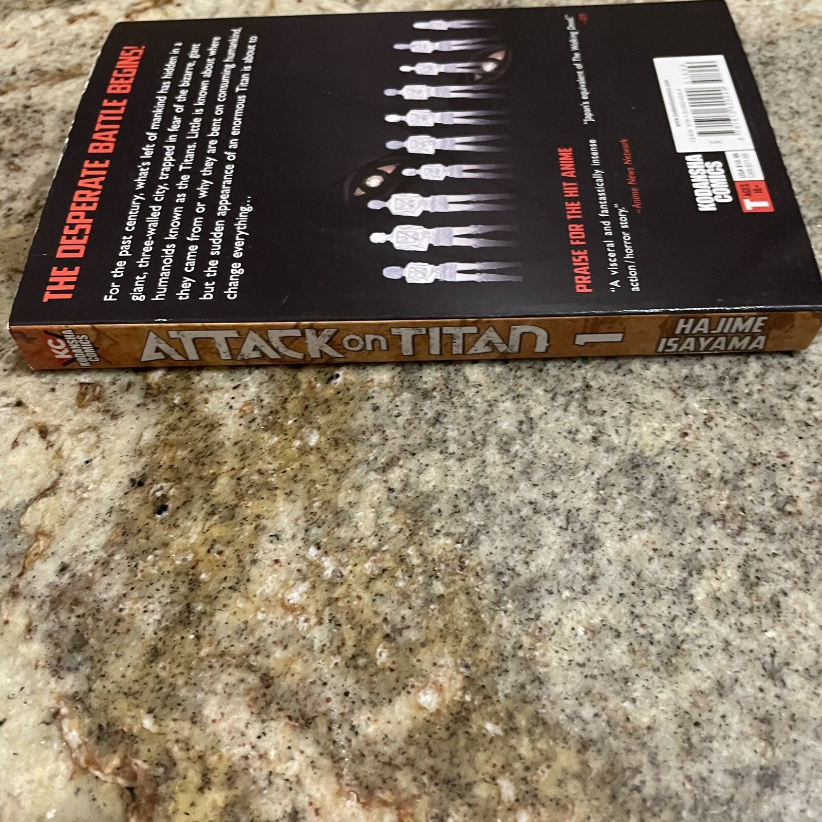 Attack on Titan Manga Volume 1 Hajime Isayama Kodansha Comics English 2012