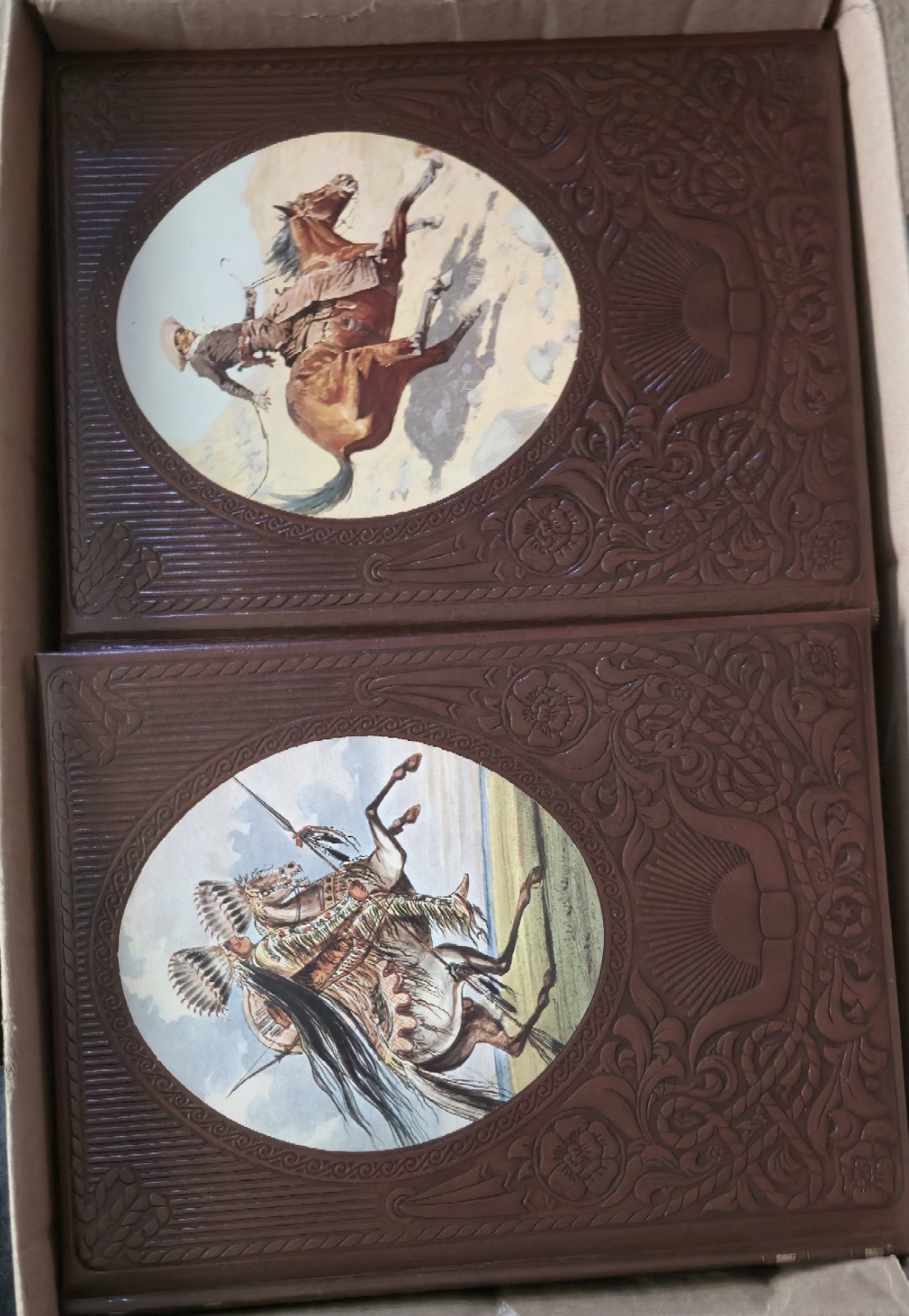 Vintage Time Life Books THE OLD WEST Series Lot of 21 Volumes Faux Leather HC