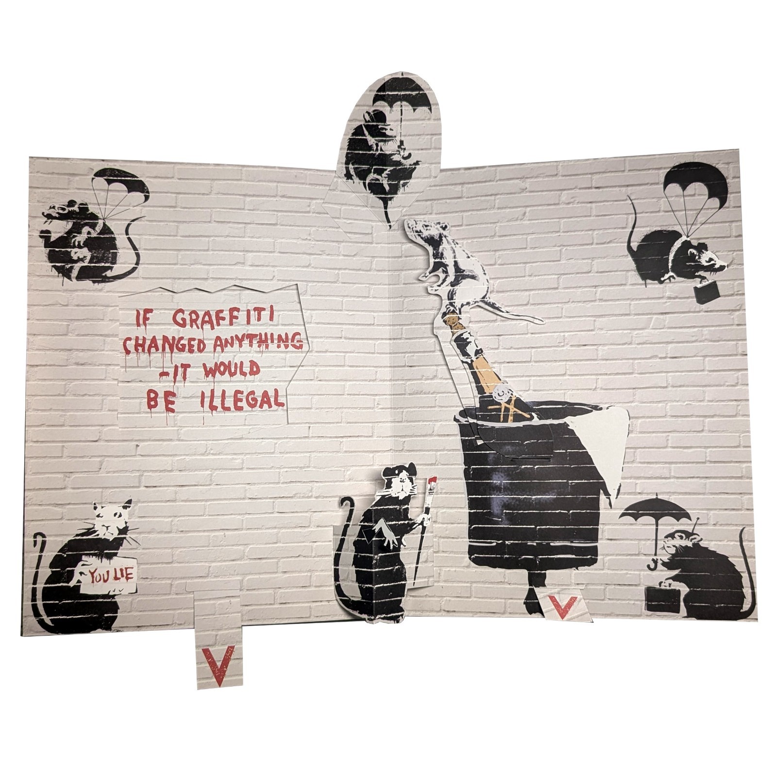 This’ll Look Nice When It“s Open – Banksy Street Art Pop Up Book
