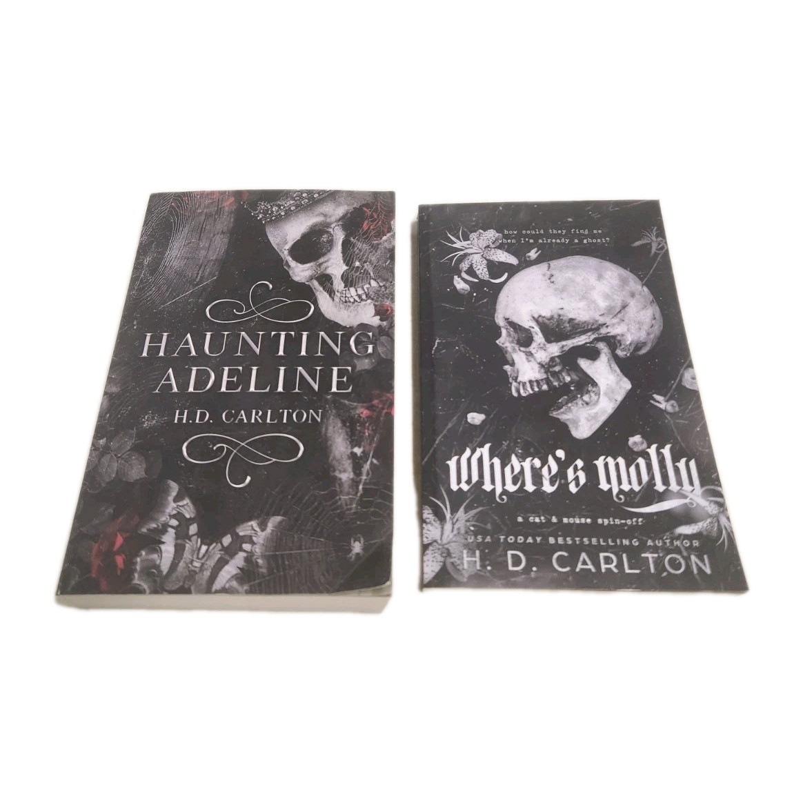 2 Dark Romance Trade Paper Books Haunting Adeline/Where’s Molly/H.D. Carlton