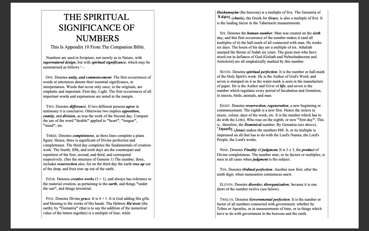 THE COMPANION BIBLE – E W Bullinger- Christian Scripture Commentary Study on CD