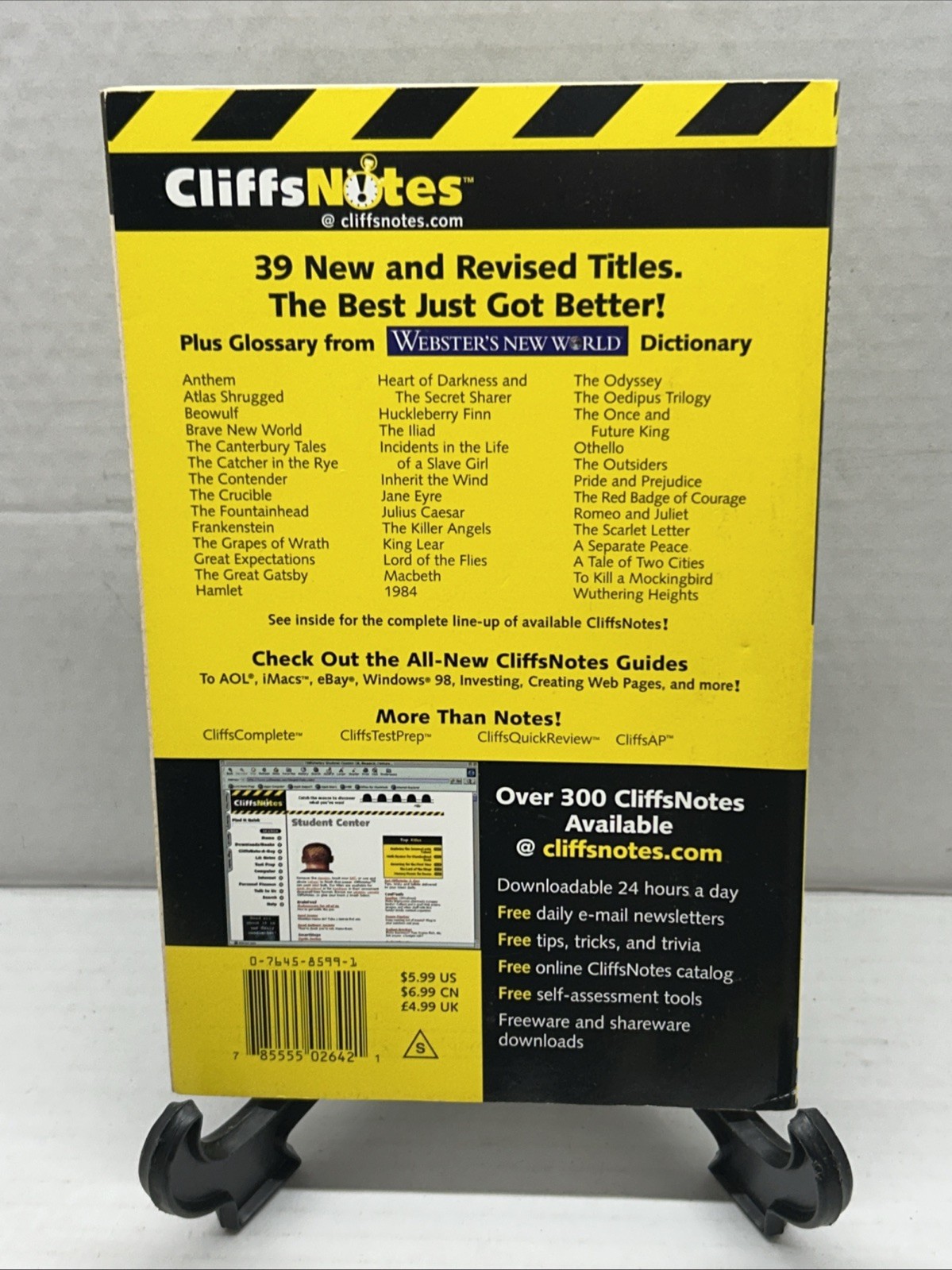 Lot of 9 – Cliff Notes – Various Titles (See Description)
