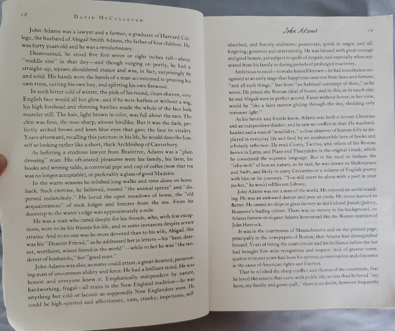 John Adams by David McCullough – Paperback