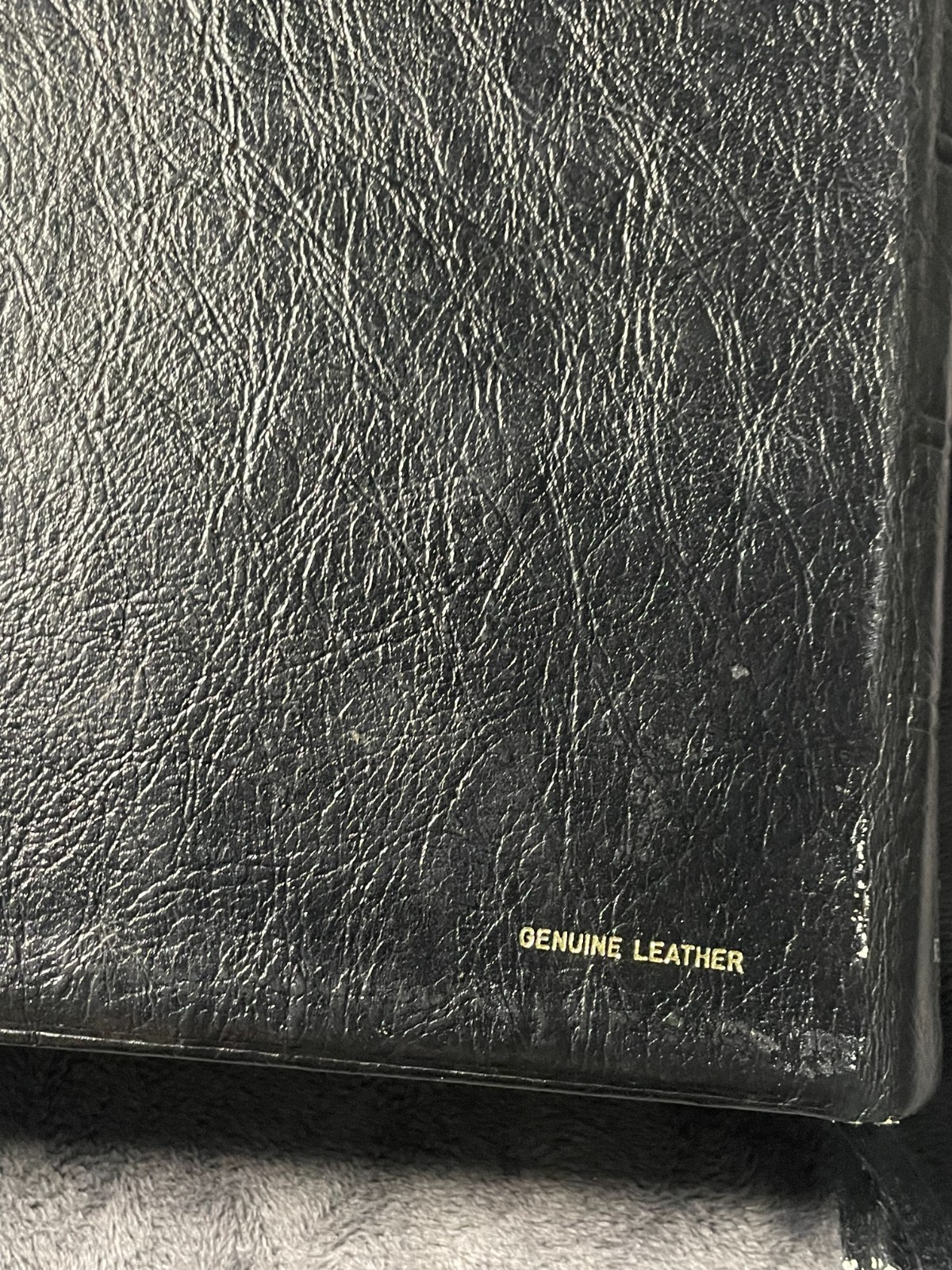 The Open Bible New American Standard Black Genuine Leather Nelson 956 1970s