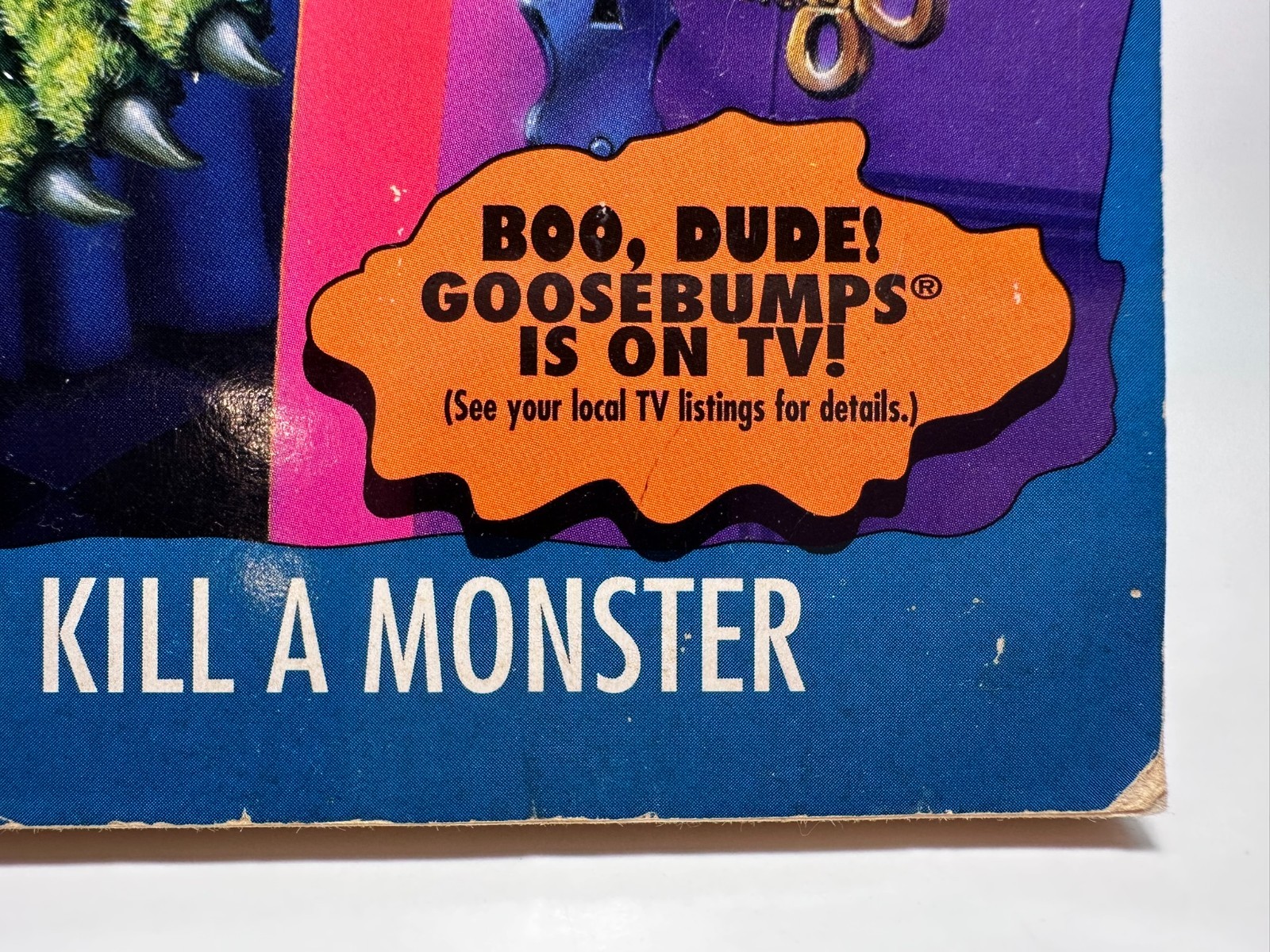 n/a Print #46 How to Kill A Monster Goosebumps Book RL Stine 1996 – BARGAIN BIN