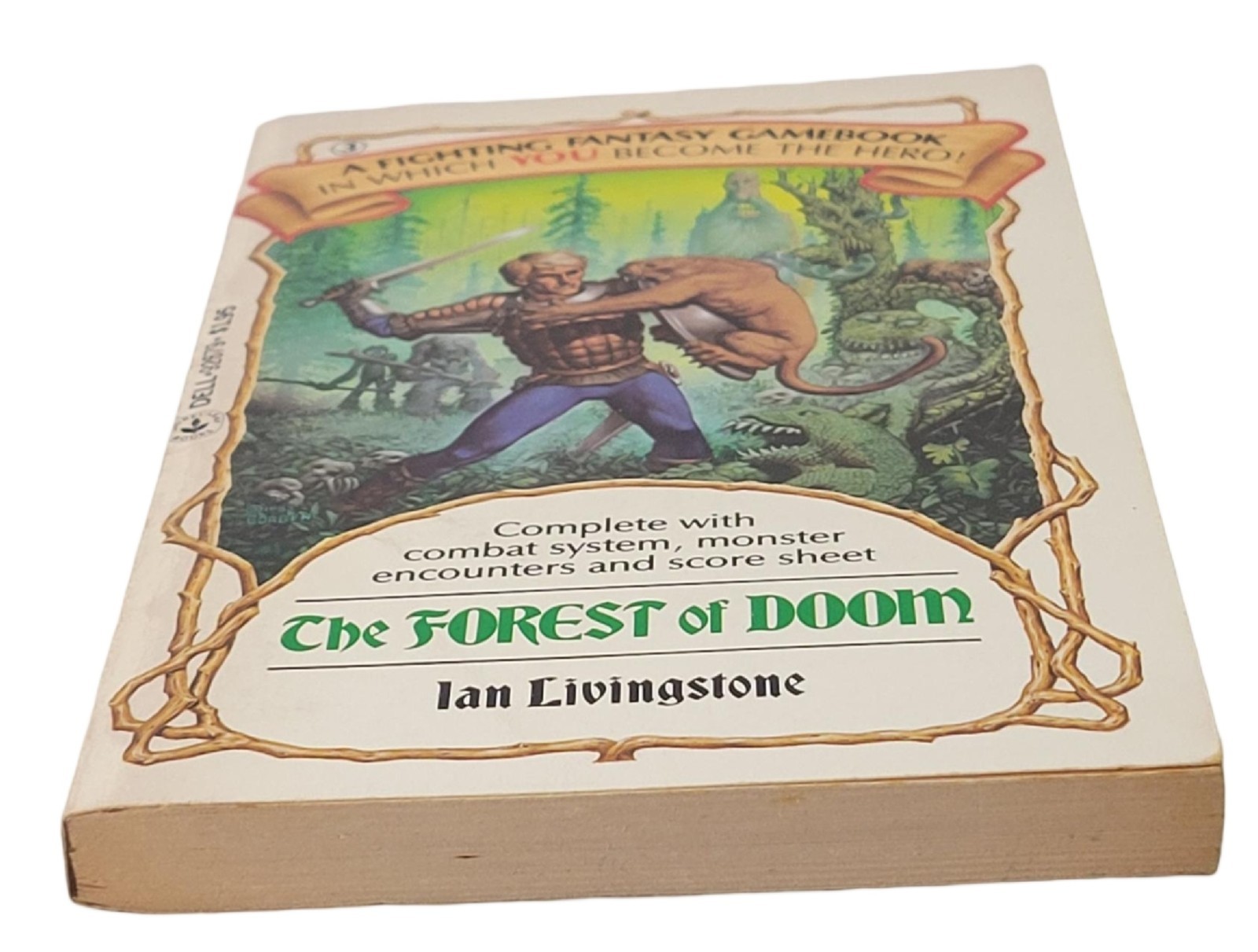 FIGHTING FANTASY Book #3: 1st Ed. THE FOREST OF DOOM CYOA *RARE* VINTAGE