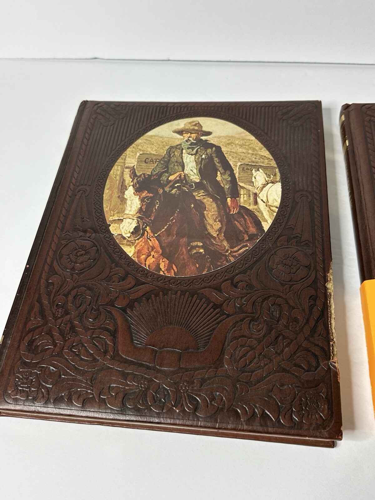 The Texans, The Gunfighter’s Time Life Books Old West Series Faux Leather Bound
