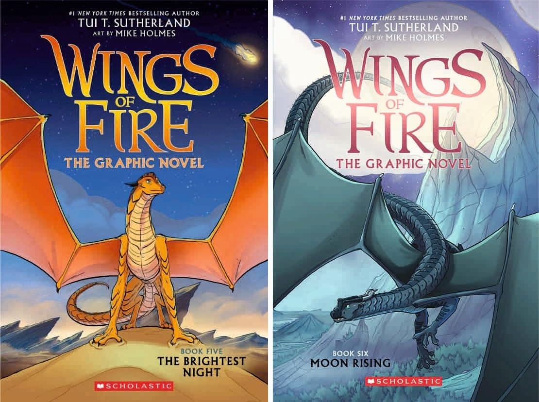 Wings of Fire Graphic Novels 10 Books Series Set Graphix Books 1-9 + Darkstalker