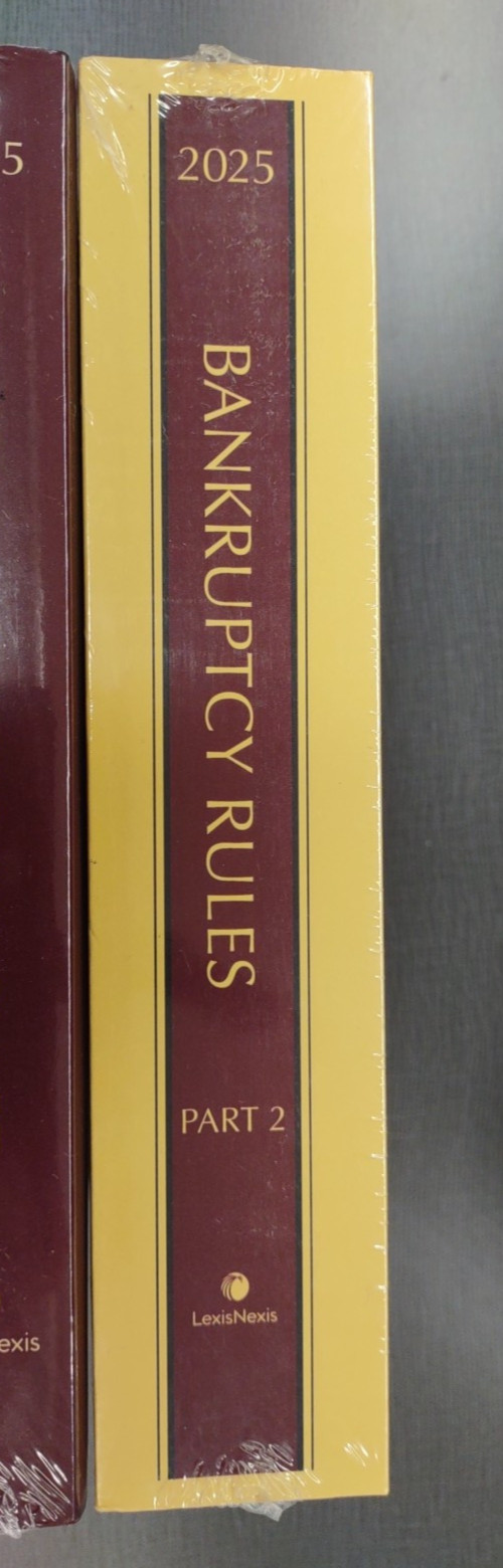 2025 Collier on Bankruptcy Rules Pamphlet Edition -vol. 2 Lexis Nexis New