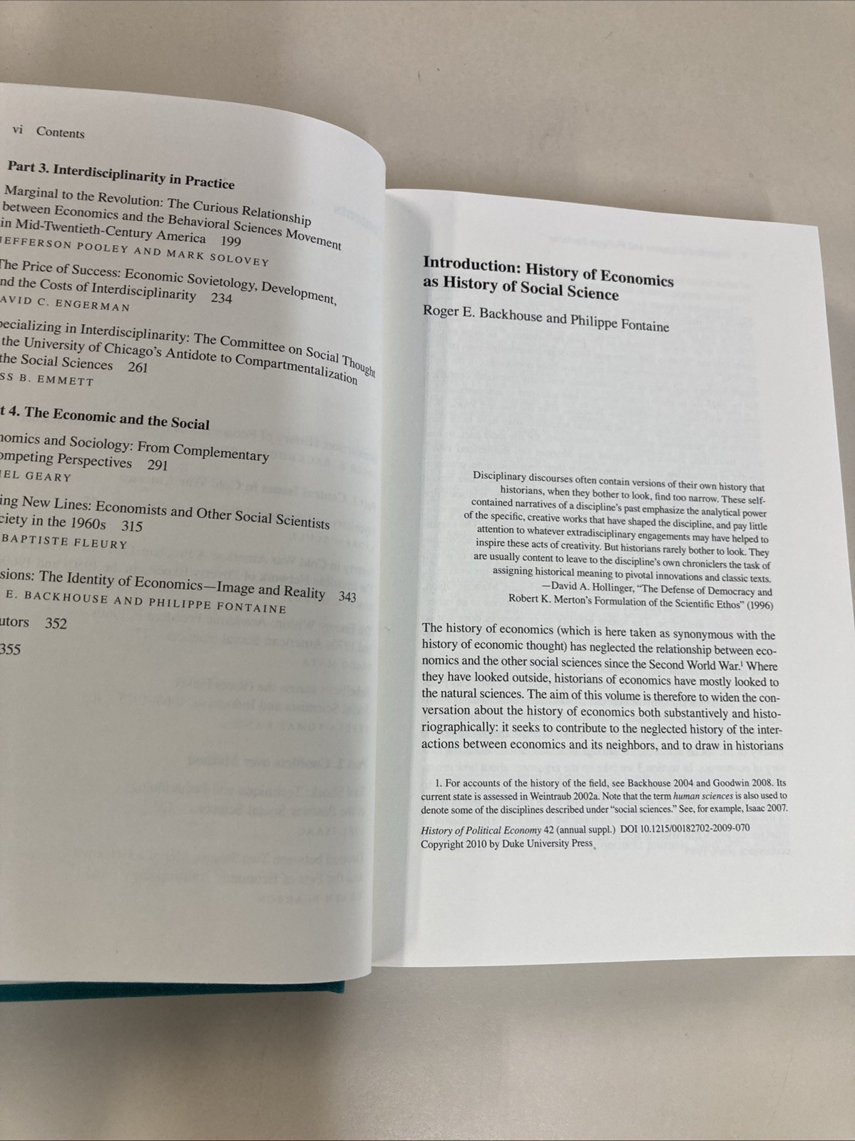 Unsocial Social Science Economics and Neighboring Disciplines Since 1945 VG