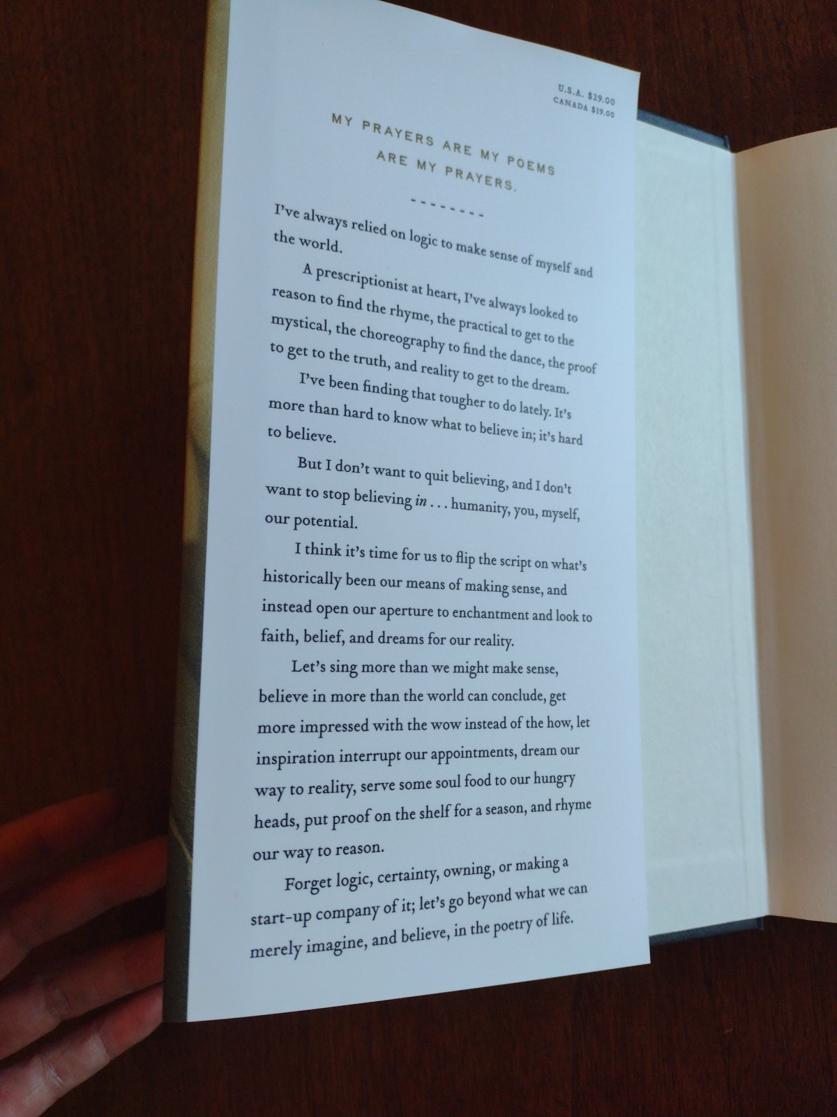Poems and Prayers by Matthew McConaughey (2025, Hardcover)