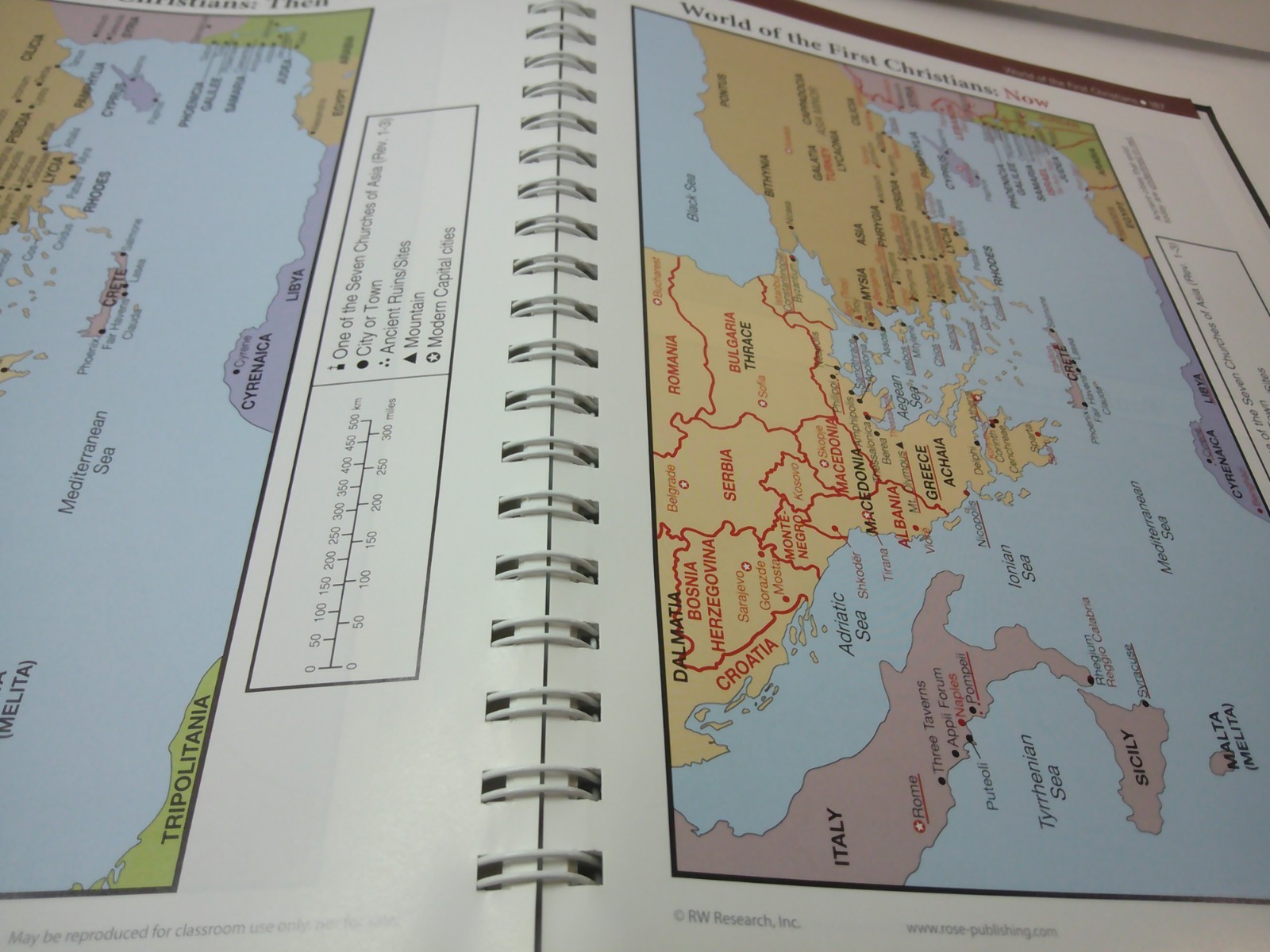 ROSE BOOK OF BIBLE CHARTS MAPS AND TIME LINES NEAR EXCELLENT