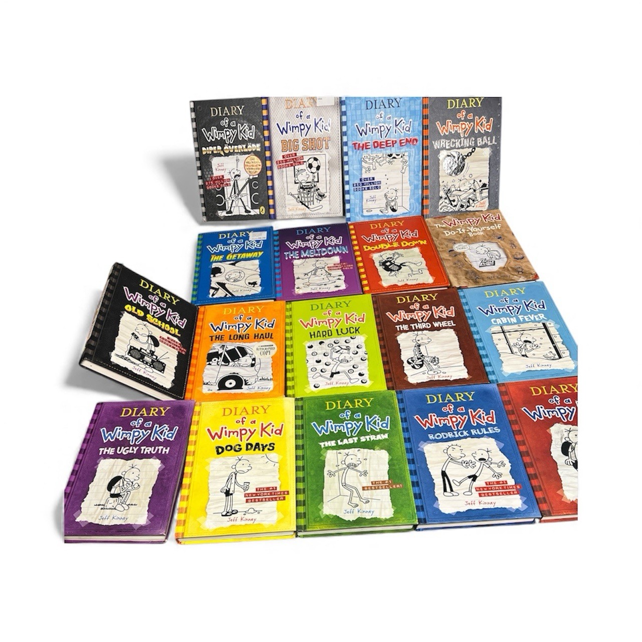 Diary Of A Wimpy Kid Set 1-19 +1 Do it yourself Lot Hard Cover Kinney 20 Books
