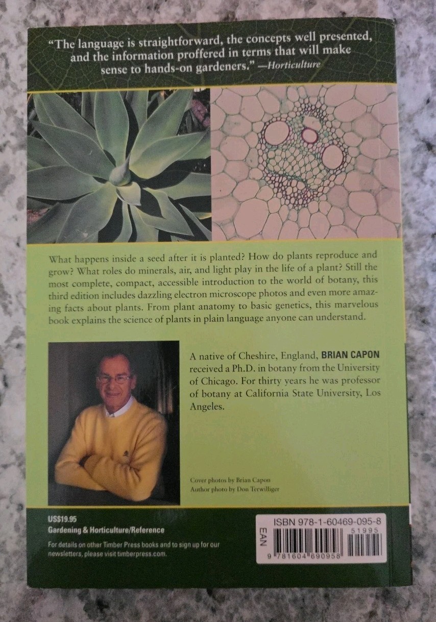 Botany for Gardeners 3rd Edition by Brian Capon 2010 Paperback