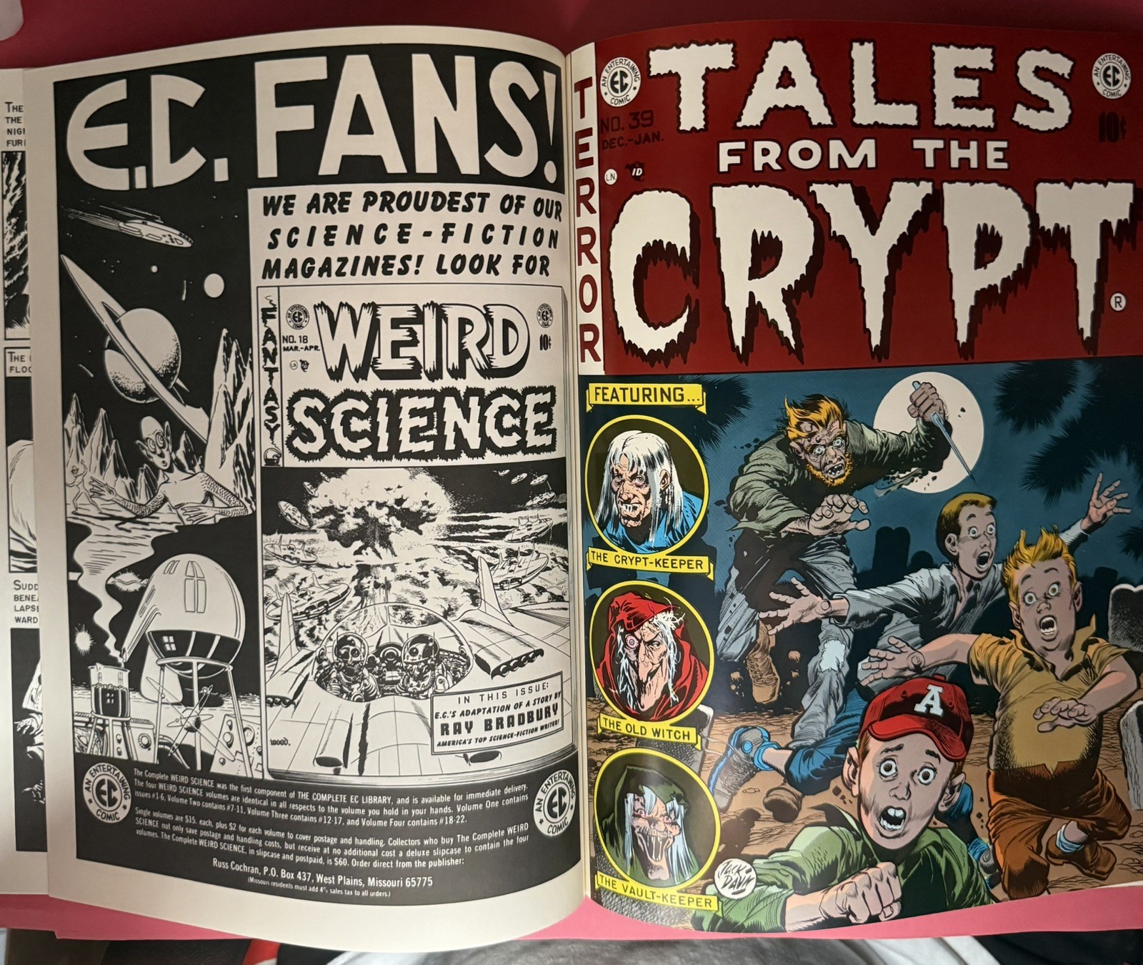 Tales from the Crypt HC Box Set 5 Volumes As Shown Rare Find See Pics