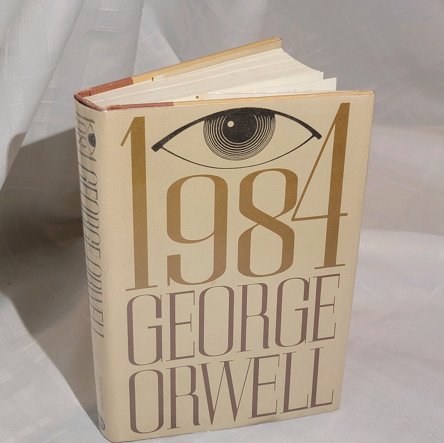 1984 by George Orwell (1977 Hardcover) RARE Harcourt Brace HBJ, Collectible, VG