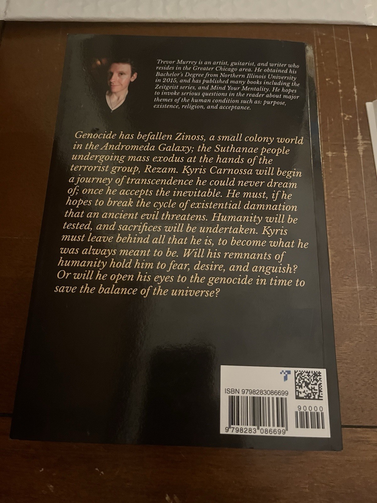 Science Fiction Paperback- Zeitgeist The Complete Trilogy : Trevor Murrey Signed