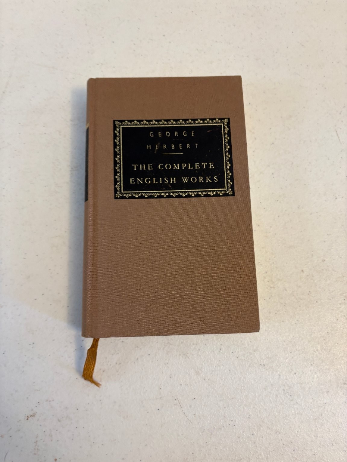 The Complete English Works George Herbert Everyman’s Library Knopf Poetry